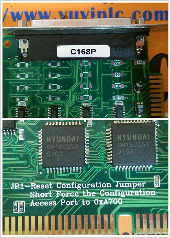 isa MOXA C168P 8-PORT MULTI-SERIAL ISA CARD - PLC DCS SERVO Control